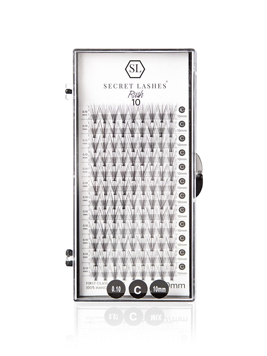 SL Ready Rush, 10D/20D , C (til makeup stylister)-Secret Lashes-10D-0.07-10 mm-NR Kosmetik