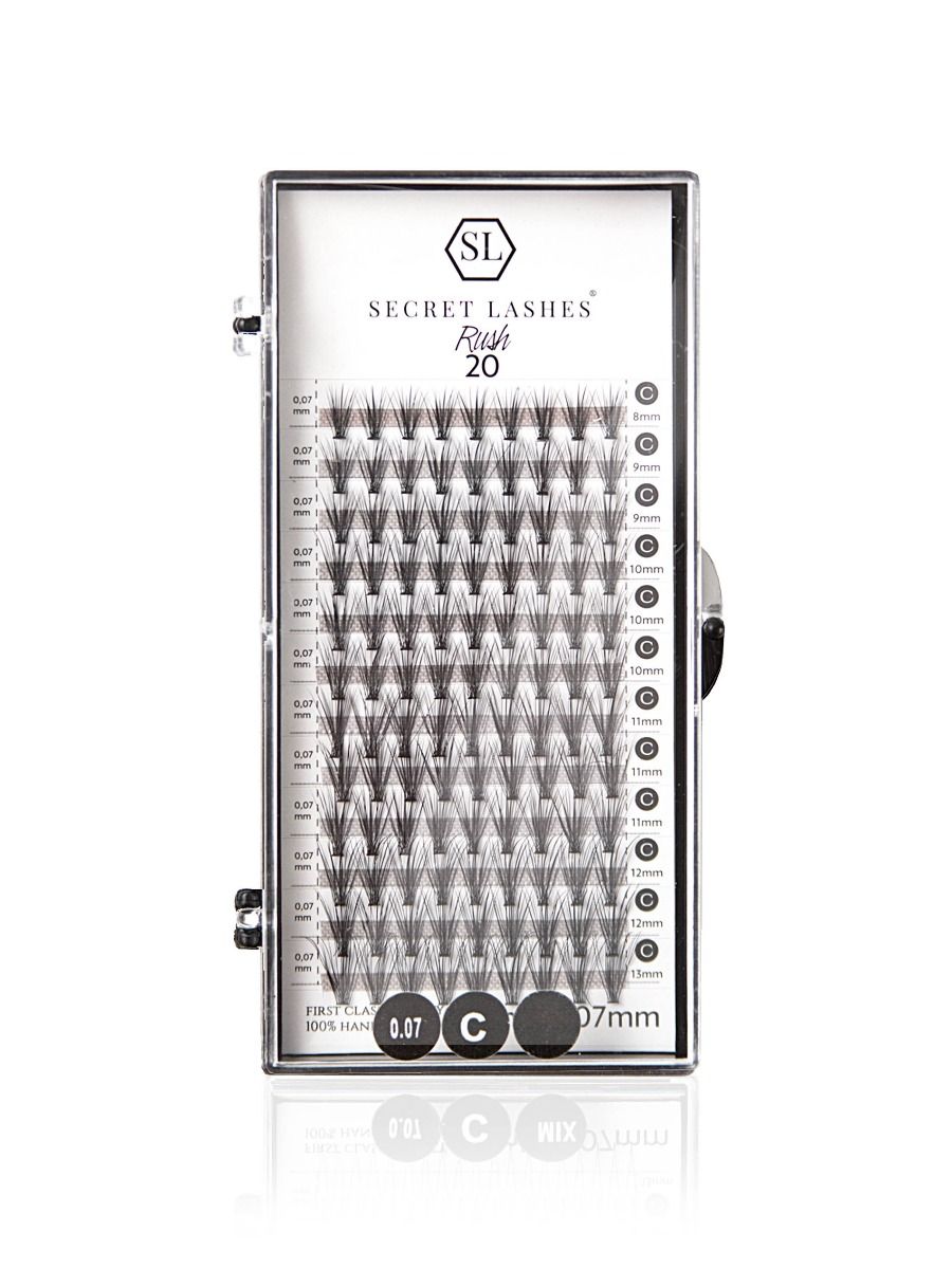 SL Ready Rush, 10D/20D , C (til makeup stylister)-Secret Lashes-10D-0.07-10 mm-NR Kosmetik