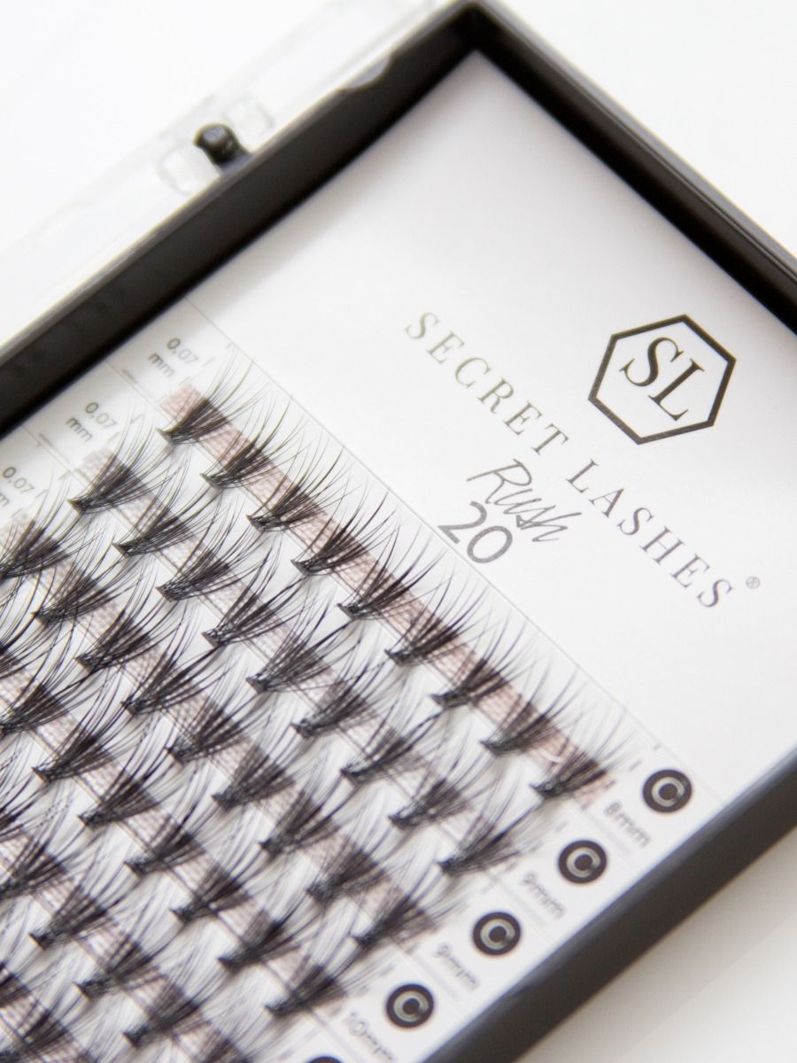 SL Ready Rush, 10D/20D , C (til makeup stylister)-Secret Lashes-10D-0.07-10 mm-NR Kosmetik