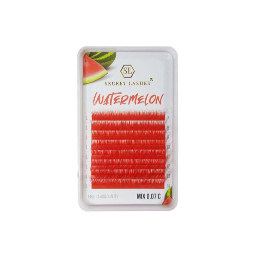 Color Fun Lashes MIX - Watermelon-Vipper-Secret Lashes-C-0.07-NR Kosmetik