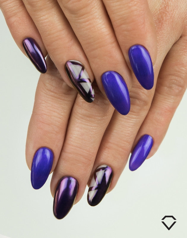 Neglepynt - SemiFlash - Chameleon Violet Shell 02 - 0,5 gram-Nail Art-Semilac-NR Kosmetik