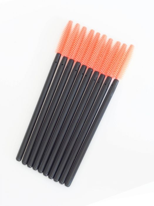 Engangs gummi børster, sort håndtag (10 stk.)-Tilbehør-Secret Lashes-NR Kosmetik