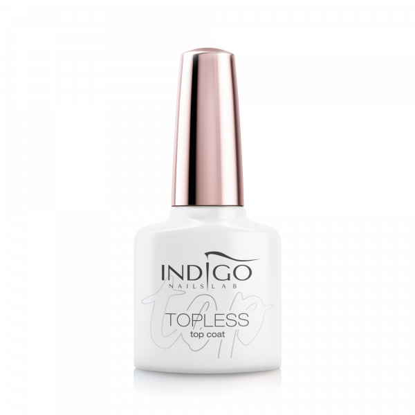 Topless Glimmer Top Coat - 7 ml-UV Hybrid TOP/BASE-Indigo-NR Kosmetik