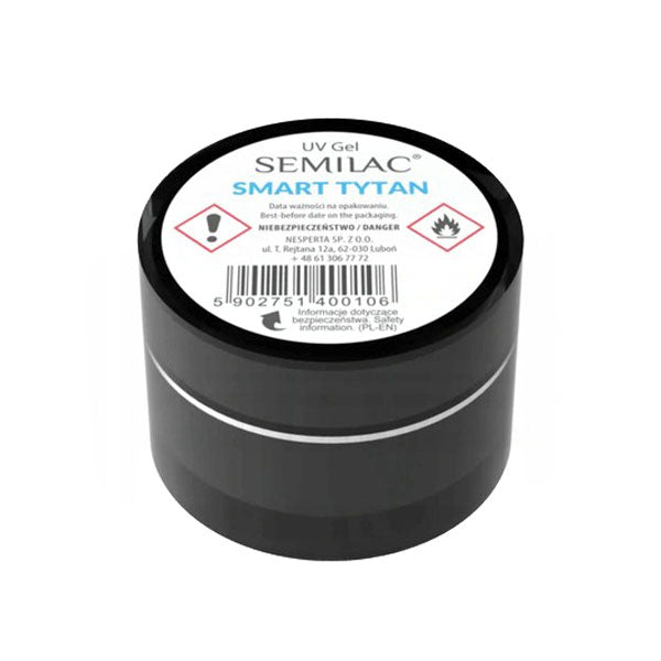 Builder Gel Smart Tytan 15 g - enfaset-uv gel opbygning-Semilac-NR Kosmetik