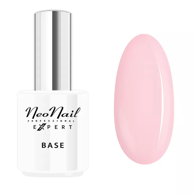 NeoNail Expert 7458 - Cover Base Protein Nude Rose - 15 ml-UV Hybrid TOP/BASE-NeoNail-NR Kosmetik