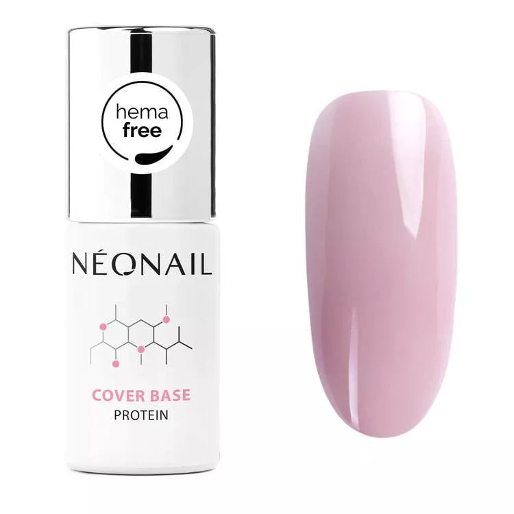 Cover Base Protein Light Nude 12385-7 - 7,2 ml-UV Hybrid TOP/BASE-NeoNail-NR Kosmetik