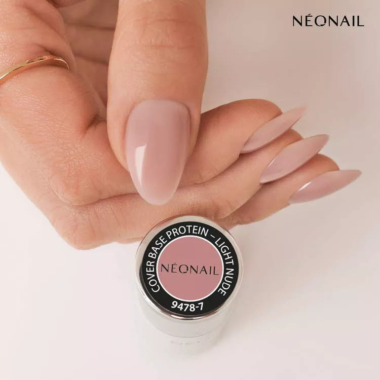 Cover Base Protein Light Nude 12385-7 - 7,2 ml-UV Hybrid TOP/BASE-NeoNail-NR Kosmetik