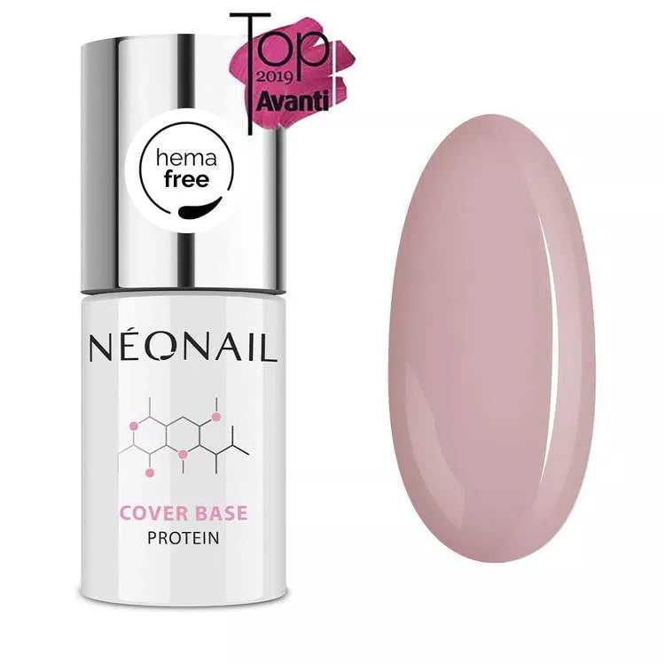 Cover Base Protein Natural Nude 12387-7 - 7,2 ml-UV Hybrid TOP/BASE-NeoNail-NR Kosmetik