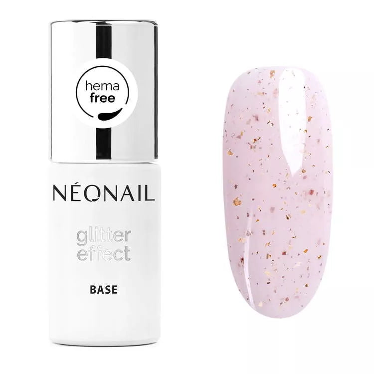 Glitter Effect Base Pink Sparkle 9489-7 - 7,2 ml-UV Hybrid TOP/BASE-NeoNail-NR Kosmetik