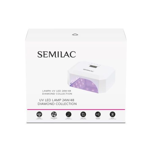 Lampe UV LED 24/48W Hvid Diamond-Lampe-Semilac-NR Kosmetik