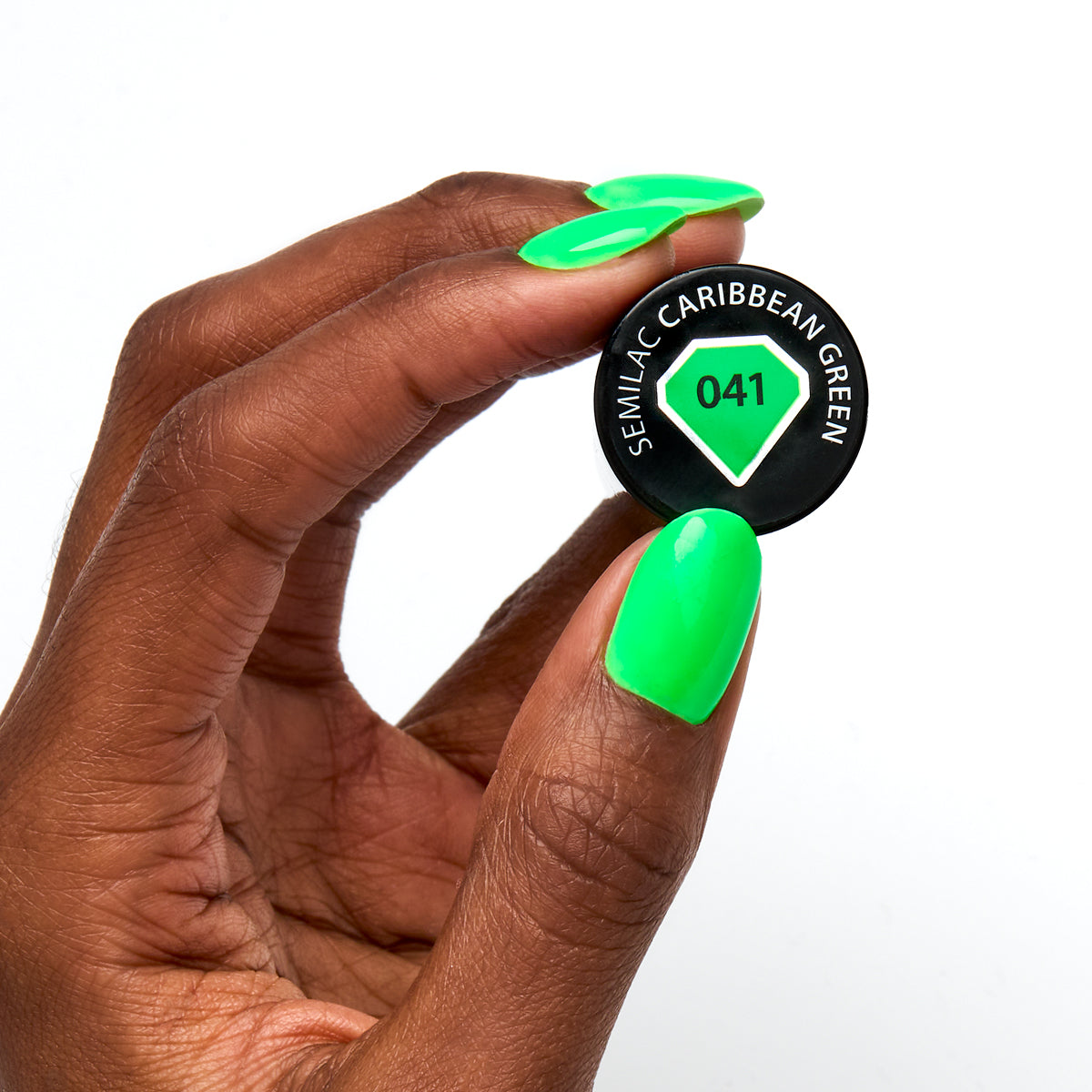 Gelpolish 041 Caribbean Green - 7 ml-UV Hybrid-Semilac-NR Kosmetik