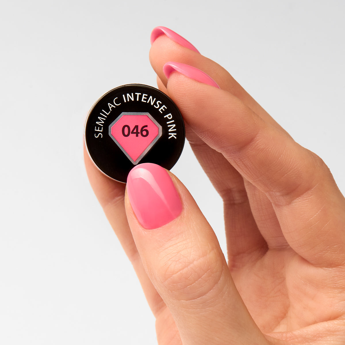 Gelpolish 046 Intense Pink - 7 ml-UV Hybrid-Semilac-NR Kosmetik