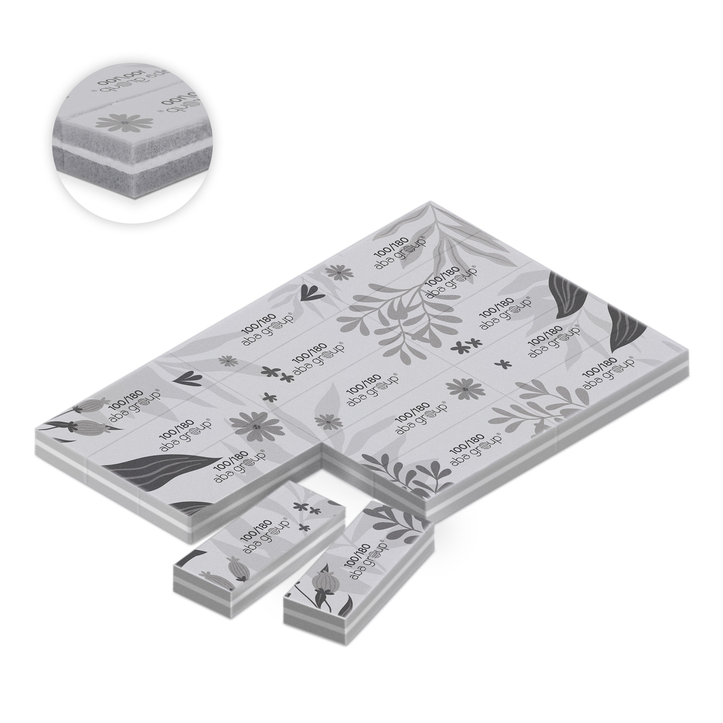 Tear-off buffer "Flowers" 100/180