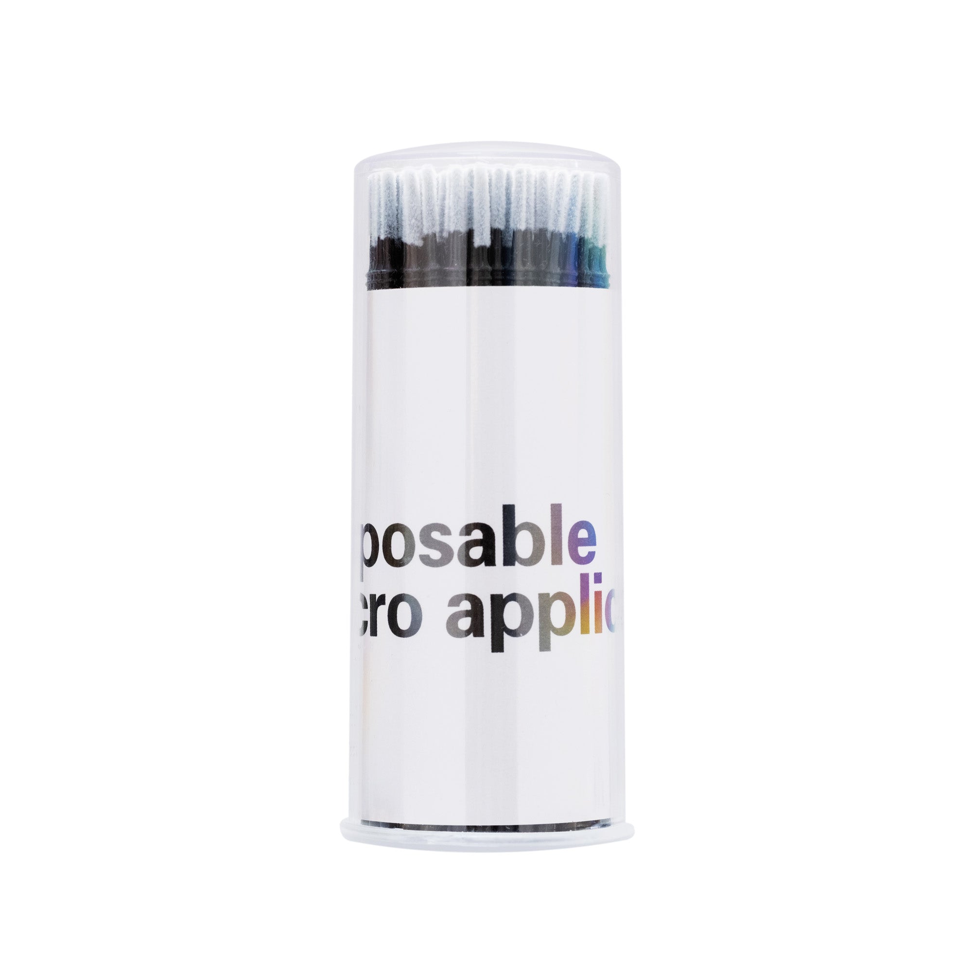 Micro Brush Applikator 1,2 mm Sort - 100 stk-ABA-NR Kosmetik