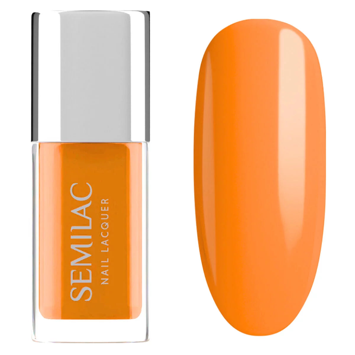 121 Neon Orange - Alm. Neglelak - 9 ml-Neglelak-Semilac-NR Kosmetik