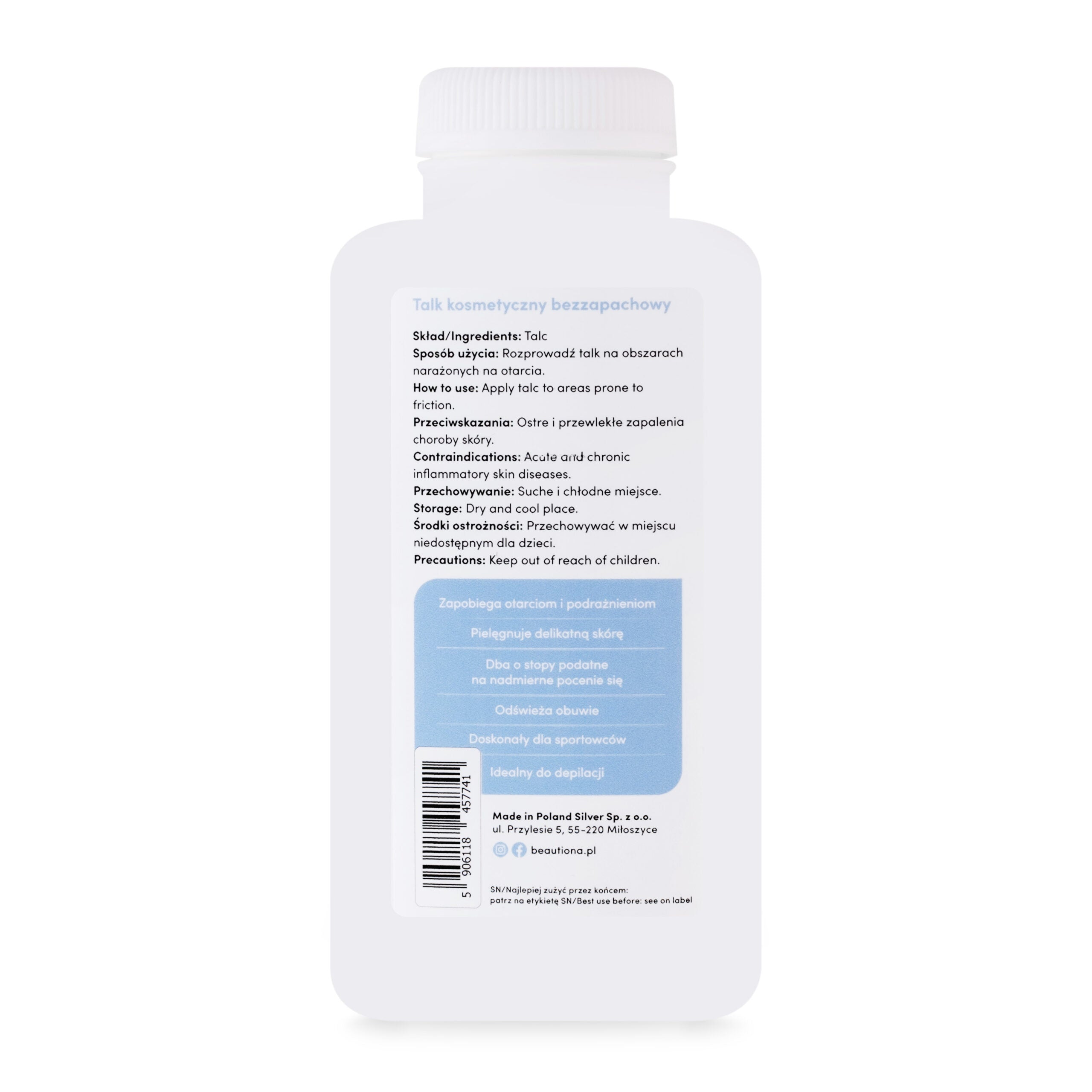 Talkum - 100 g-ABA-NR Kosmetik