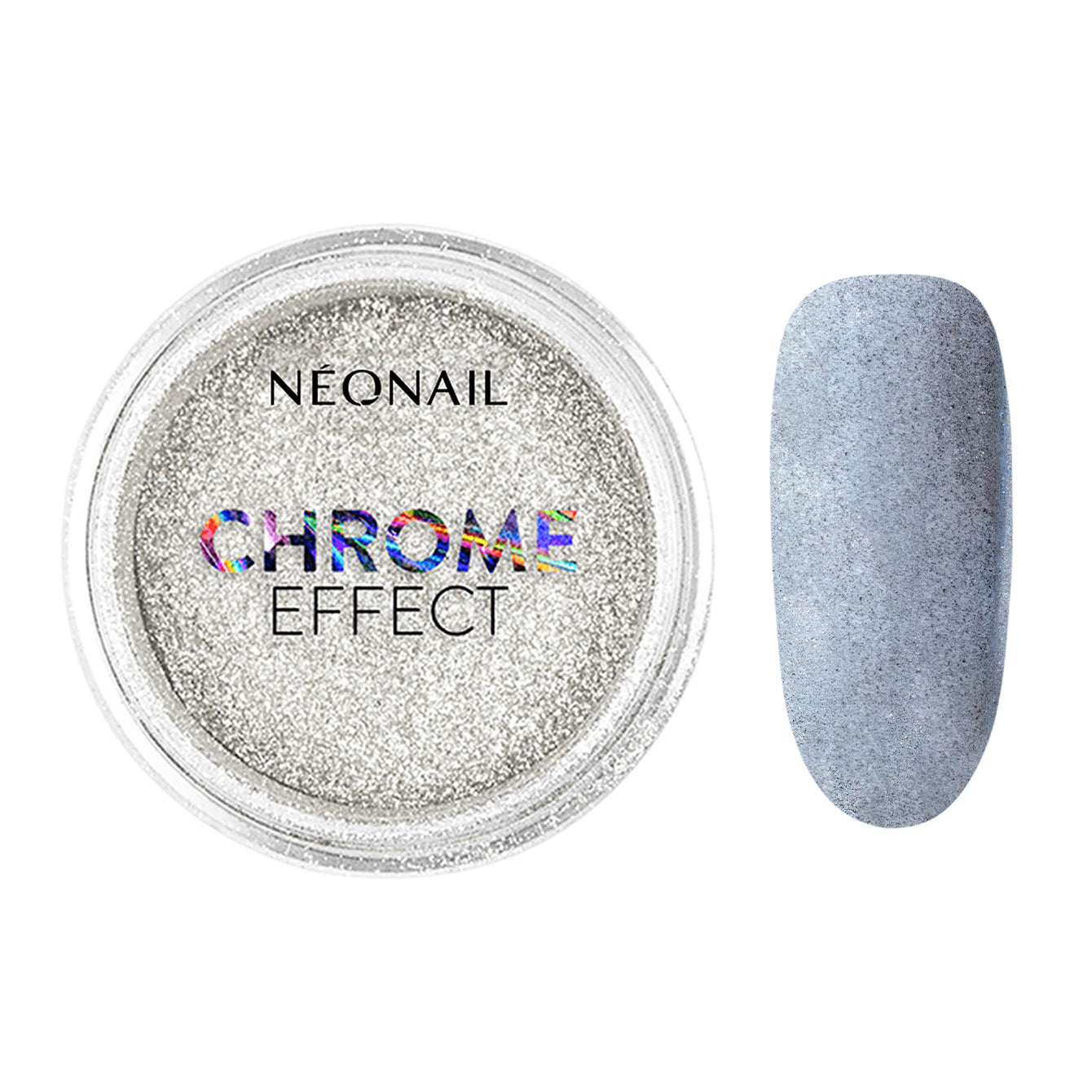 Neglepynt - Chrome Effect Silver - 2g-Neglepynt-NeoNail-NR Kosmetik