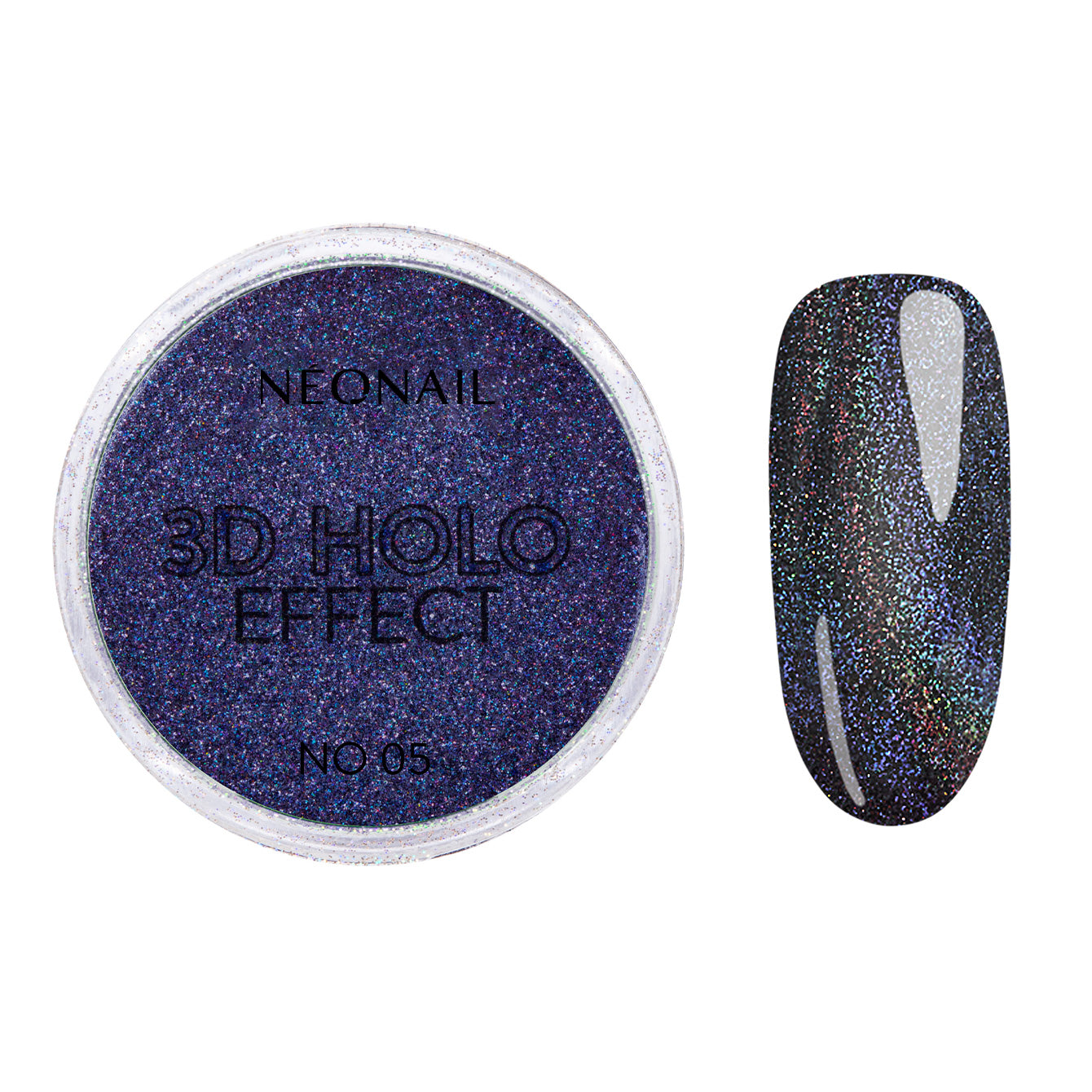 Neglepynt - 3D Holo Effect Graphite 05 - 2g-Neglepynt-NeoNail-NR Kosmetik