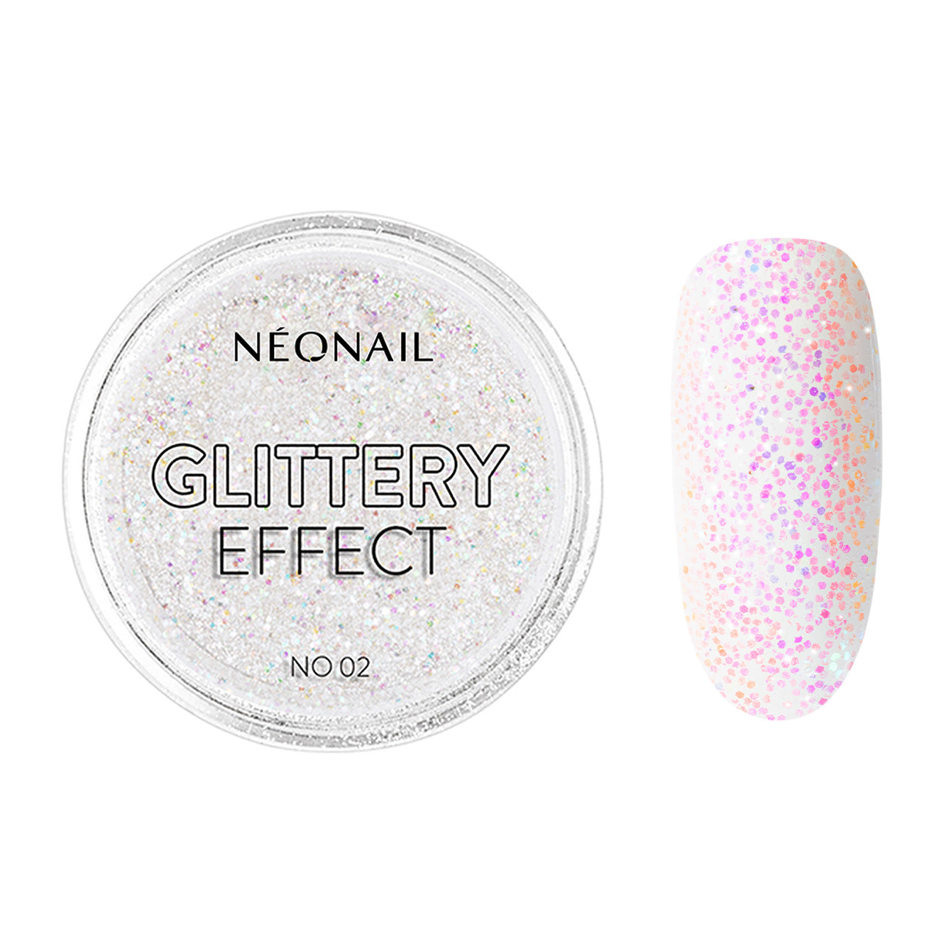 Neglepynt - Glittery Effect No 02 - 2g-Neglepynt-NeoNail-NR Kosmetik