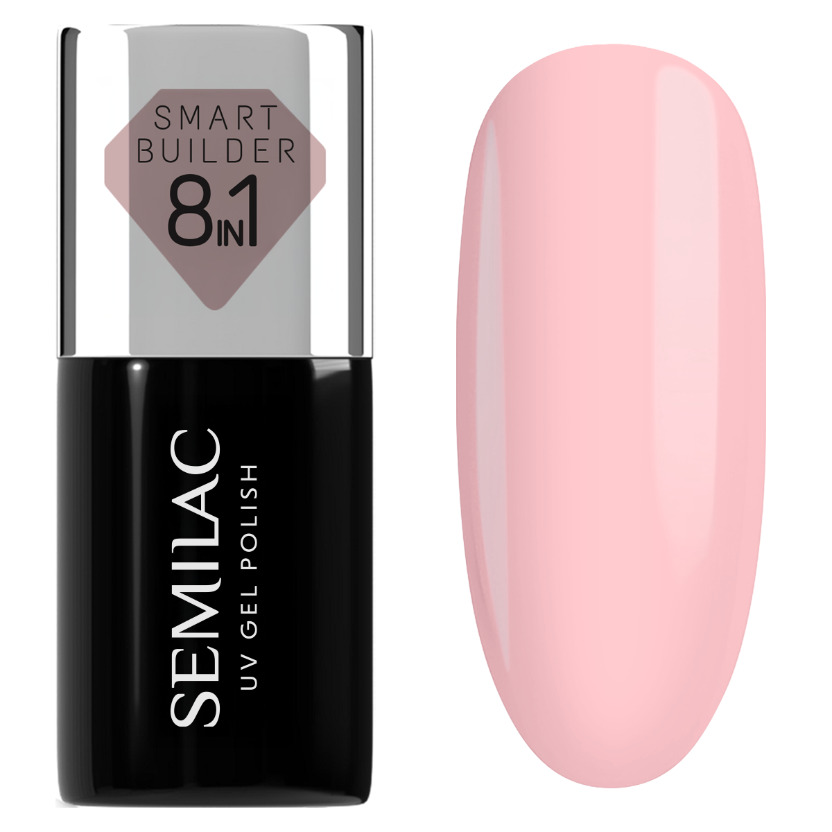Smart Builder 8in1 - Soft Blush 824 - 7 ml-Gelpolish Opbygning-Semilac-NR Kosmetik