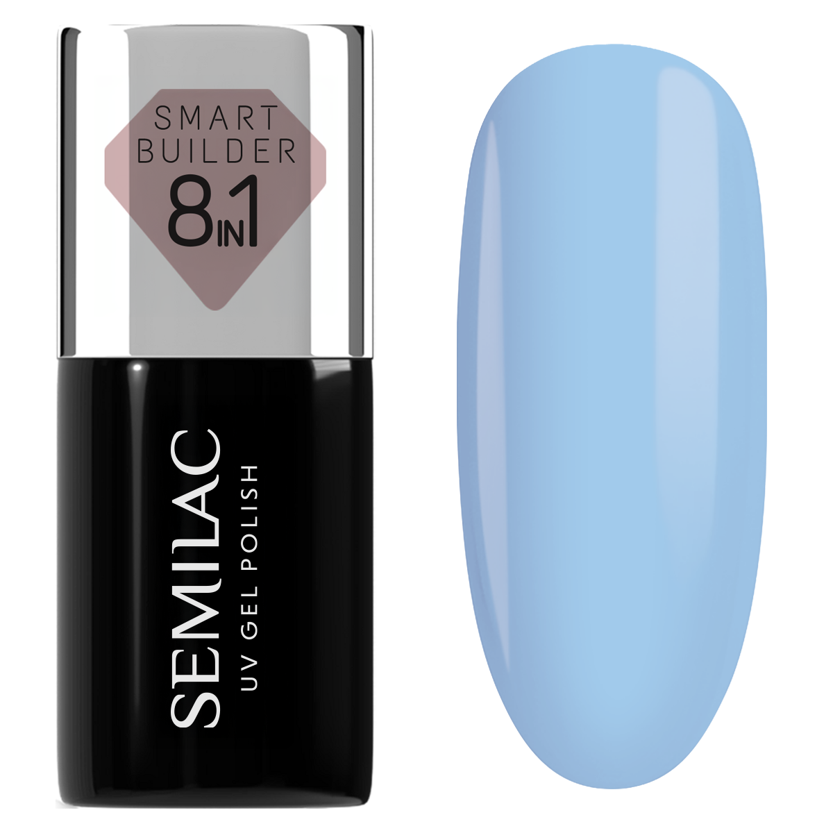 Smart Builder 8in1 - Calm Blue 826 - 7 ml-Gelpolish Opbygning-Semilac-NR Kosmetik