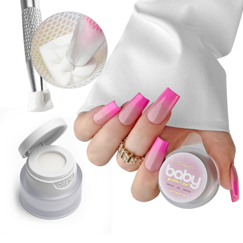 R04 Baby Boomer/Ombre Gel - Dragon Fruit - 3 g-Nail Art-Clavier-NR Kosmetik