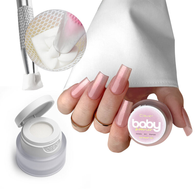 S01 Baby Boomer/Ombre Gel - Shimmer - 3 g-Nail Art-Clavier-NR Kosmetik