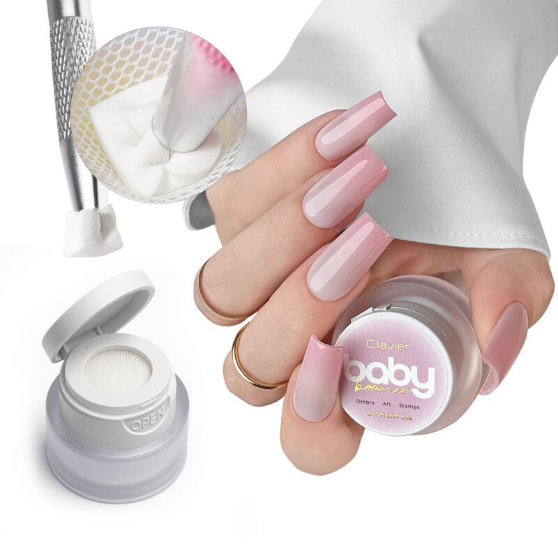 P01 Baby Boomer/Ombre Gel - Roselle - 3 g-Nail Art-Clavier-NR Kosmetik