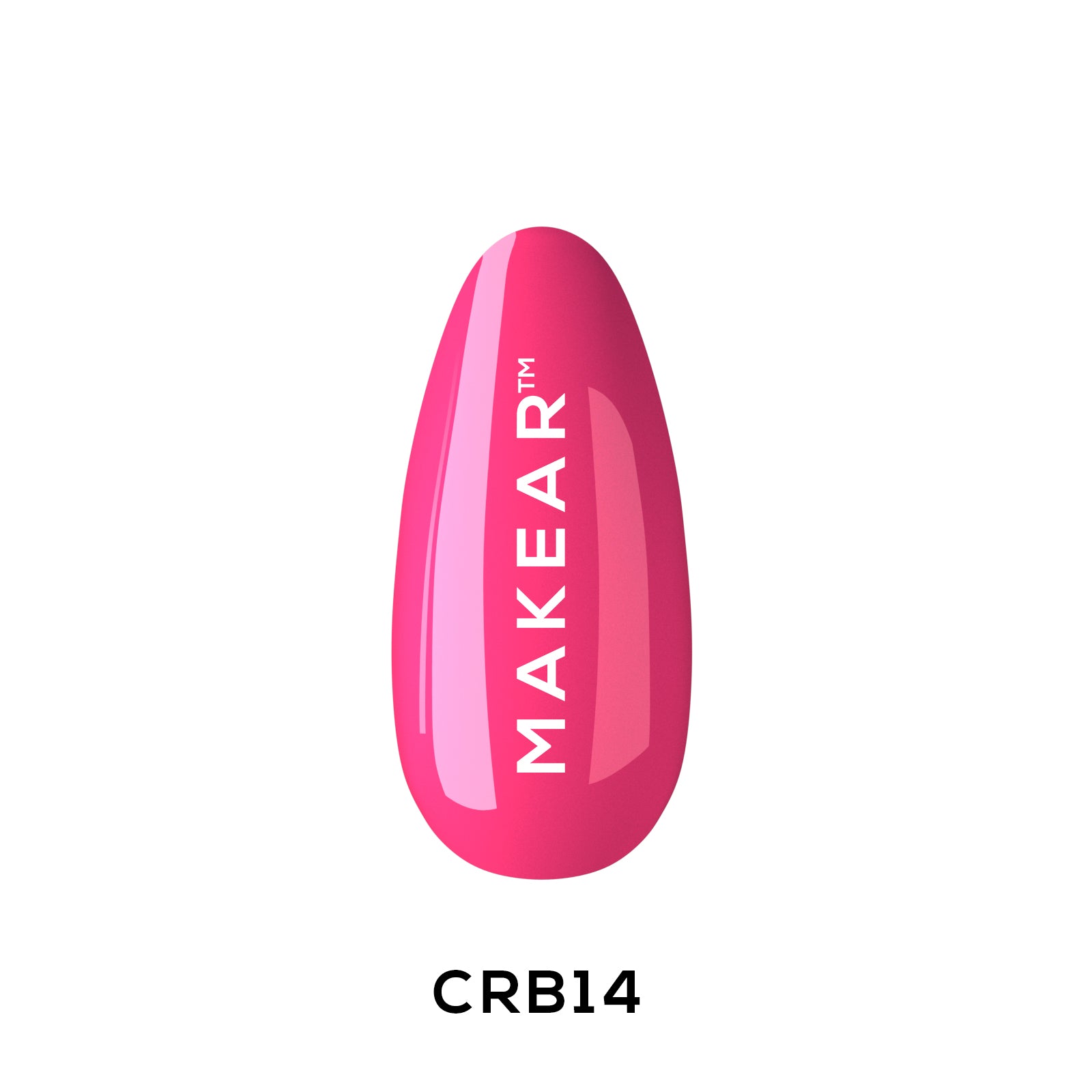 Rubber Base CRB14 - Pop Pink - 8 ml-Gelpolish Base-MAKEAR-NR Kosmetik