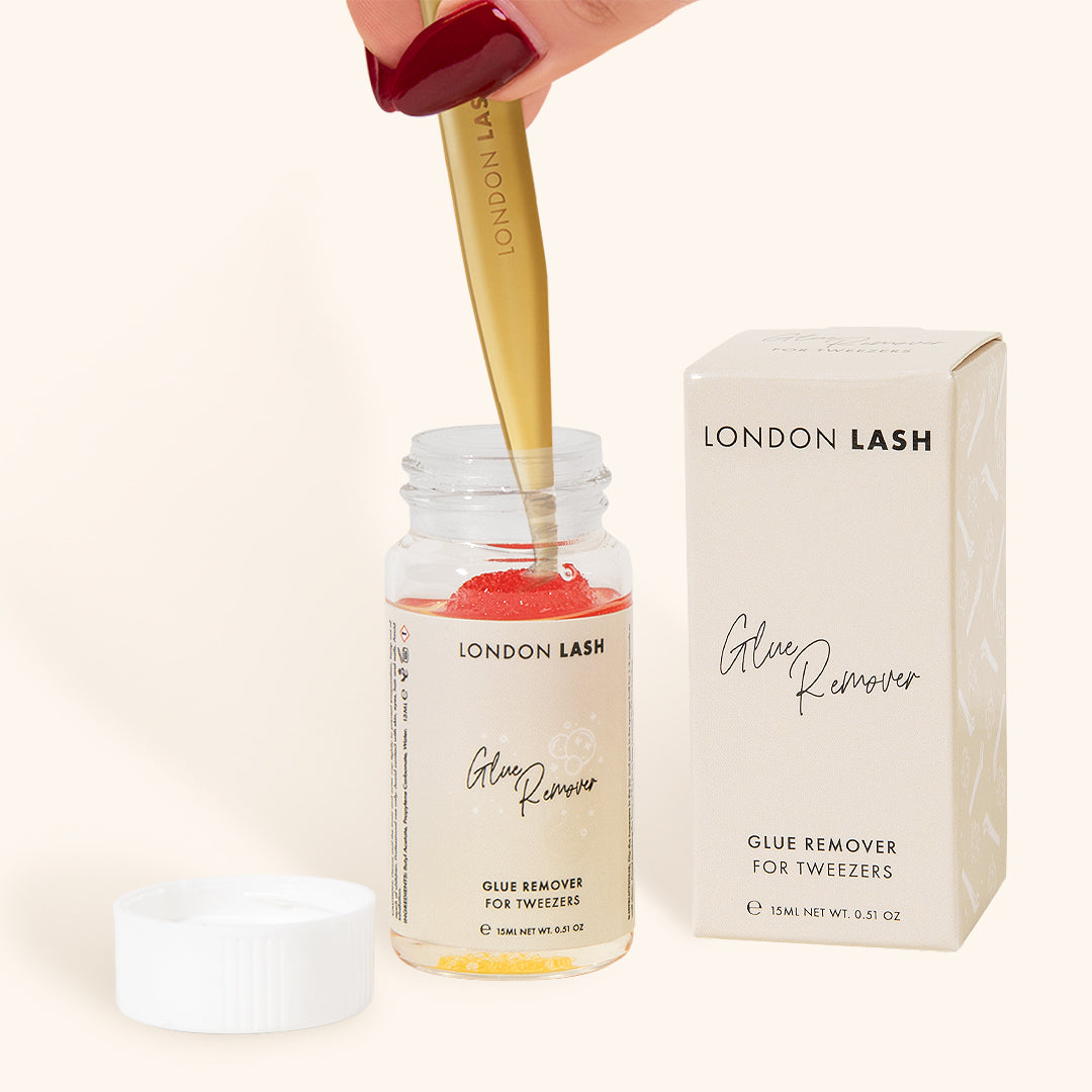 Lim-fjerner til Pincetter-London Lash-NR Kosmetik