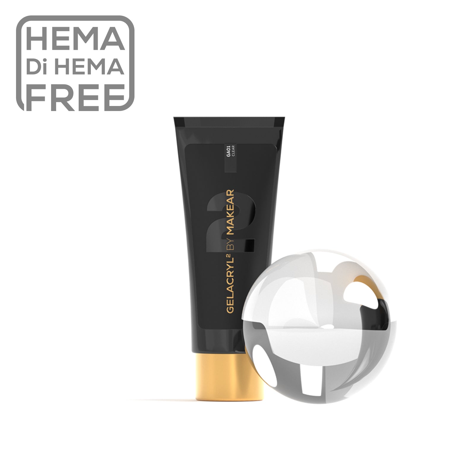 Akrylgel GA01 - Clear-Akrylgel-MAKEAR-30g-NR Kosmetik