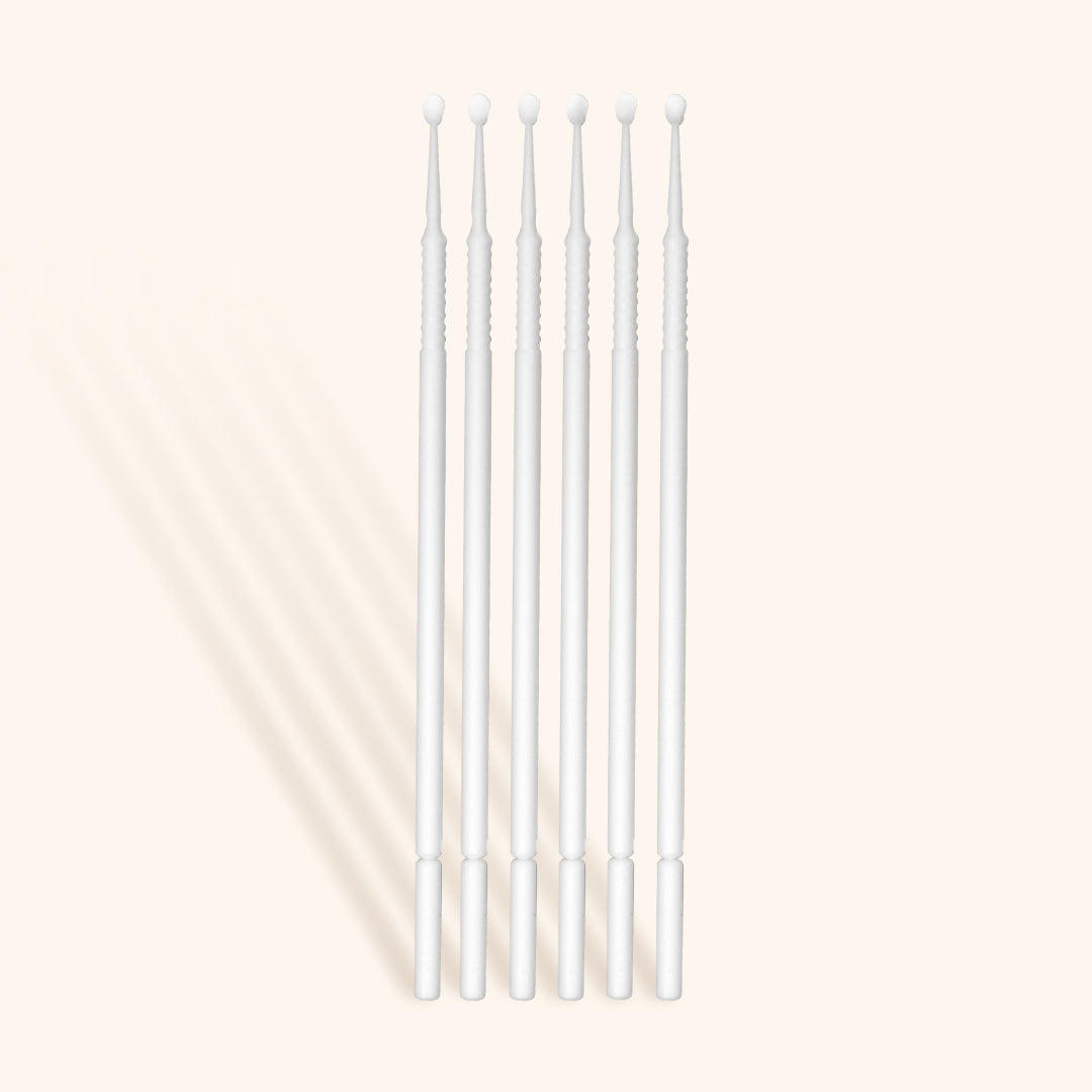 Micro Fibre brushes - 100 stk-London Lash-Hvid-NR Kosmetik