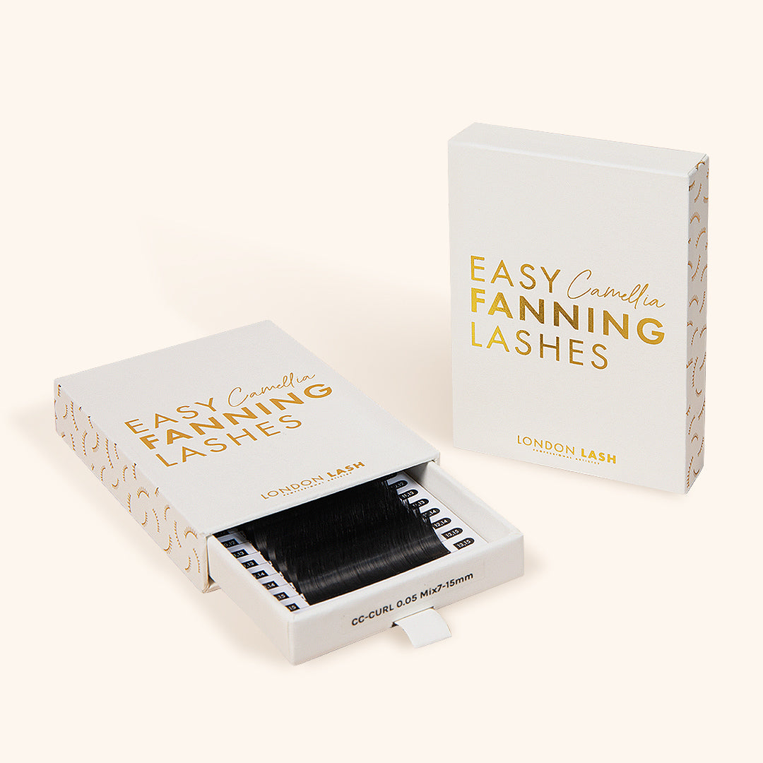 Camellia - Easy Fanning 2D-3D-London Lash-C-0.07-MIX 7-15-NR Kosmetik