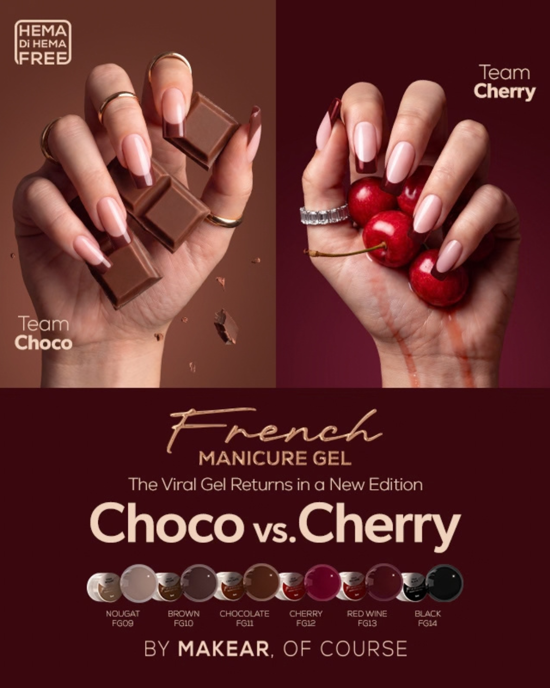 Choco vs Cherry French Gel