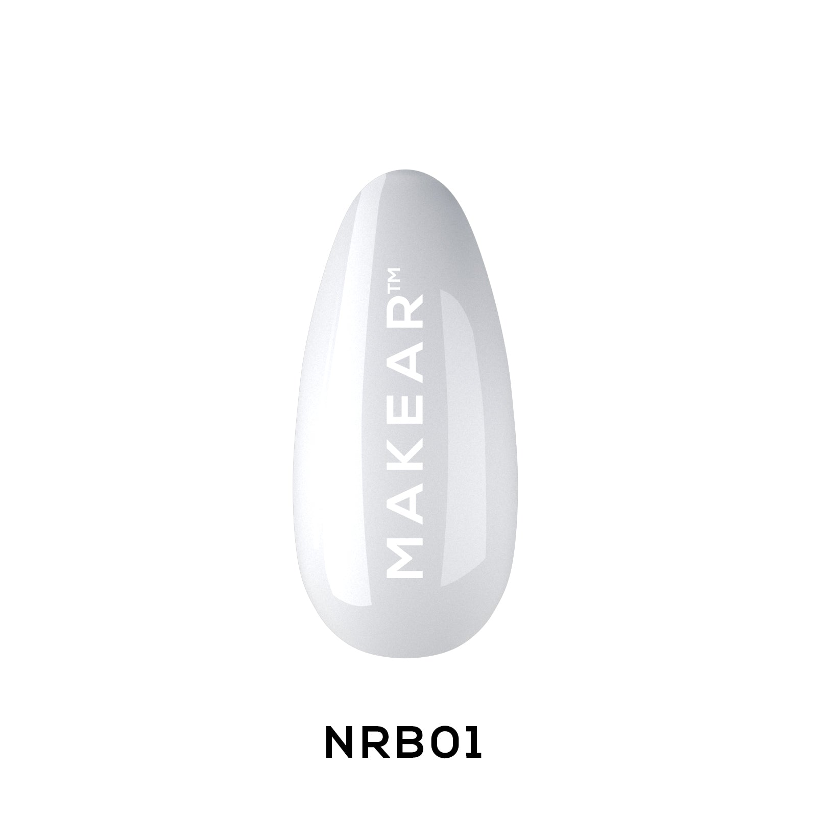 Rubber Base NRB01 - White - 8 ml-Gelpolish Base-MAKEAR-NR Kosmetik