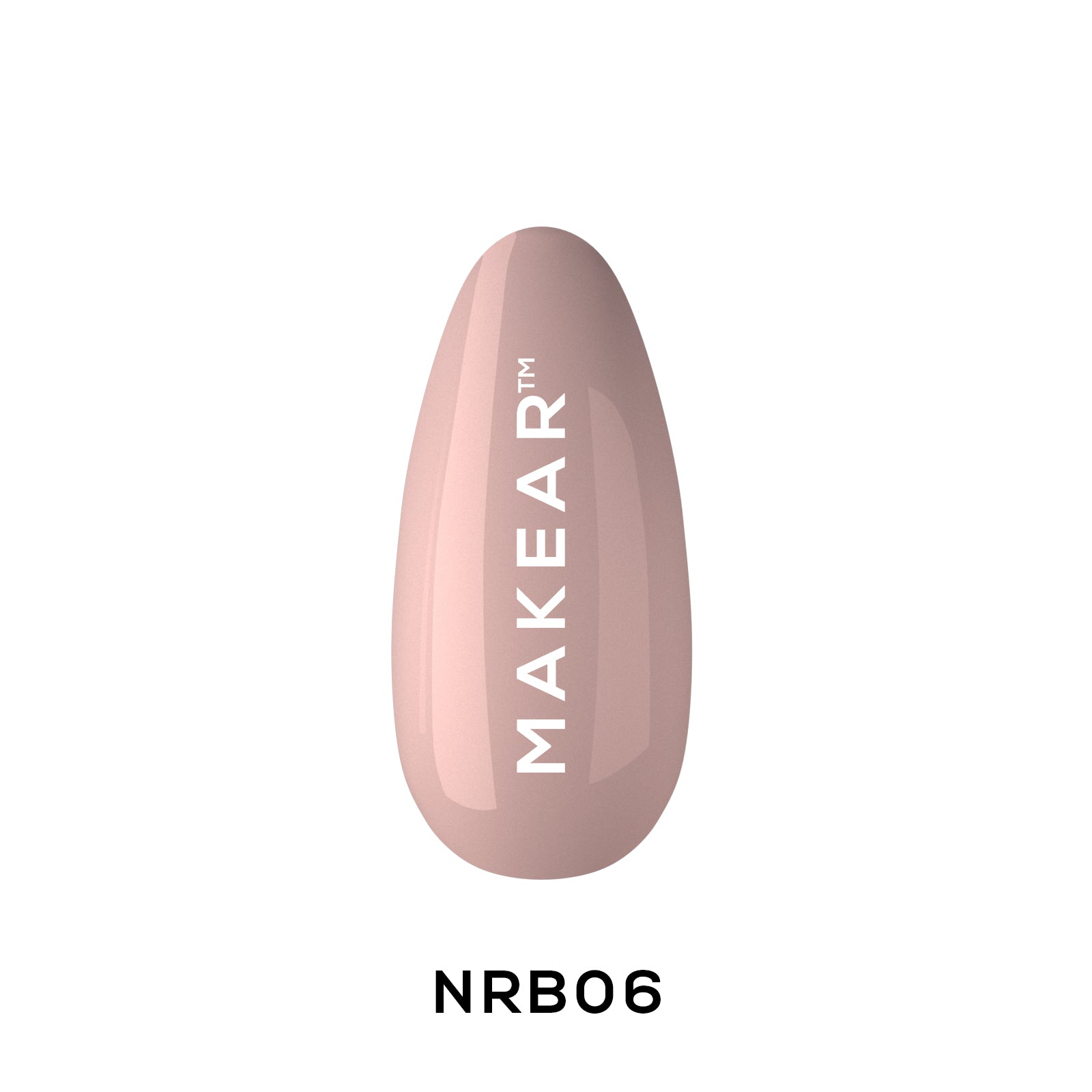 Rubber Base NRB06 - Smoky Beige - 8 ml-Gelpolish Base-MAKEAR-NR Kosmetik