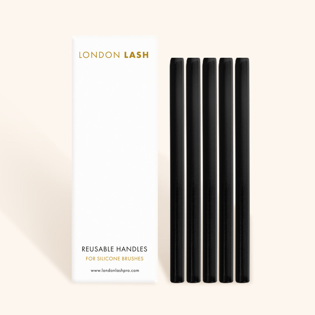 Genanvendelige MetalHåndtag til Cleansing Brushes - 5 stk-London Lash-NR Kosmetik
