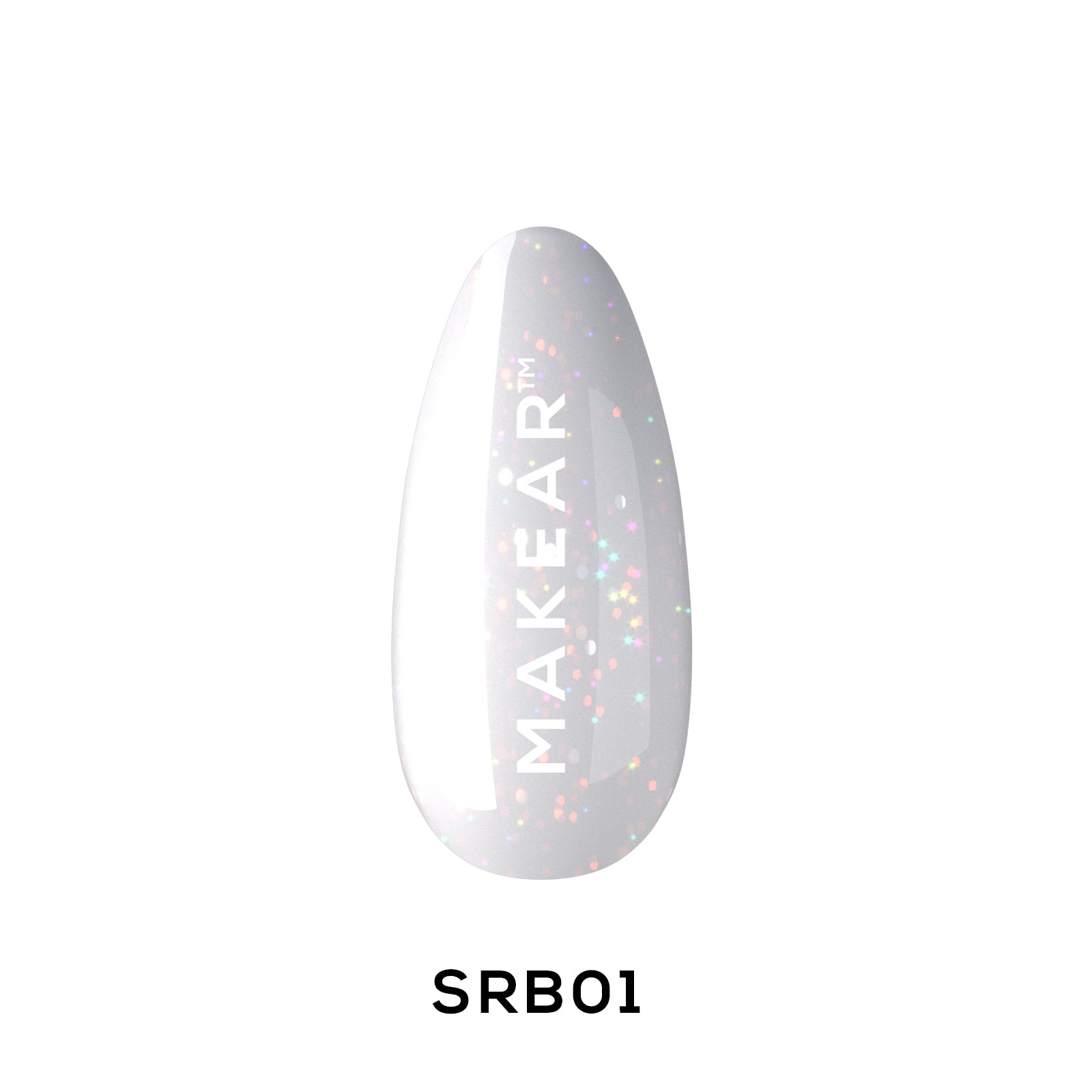 Rubber Base SRB01 - Lyra, Sparkling - 8 ml-Gelpolish Base-MAKEAR-NR Kosmetik