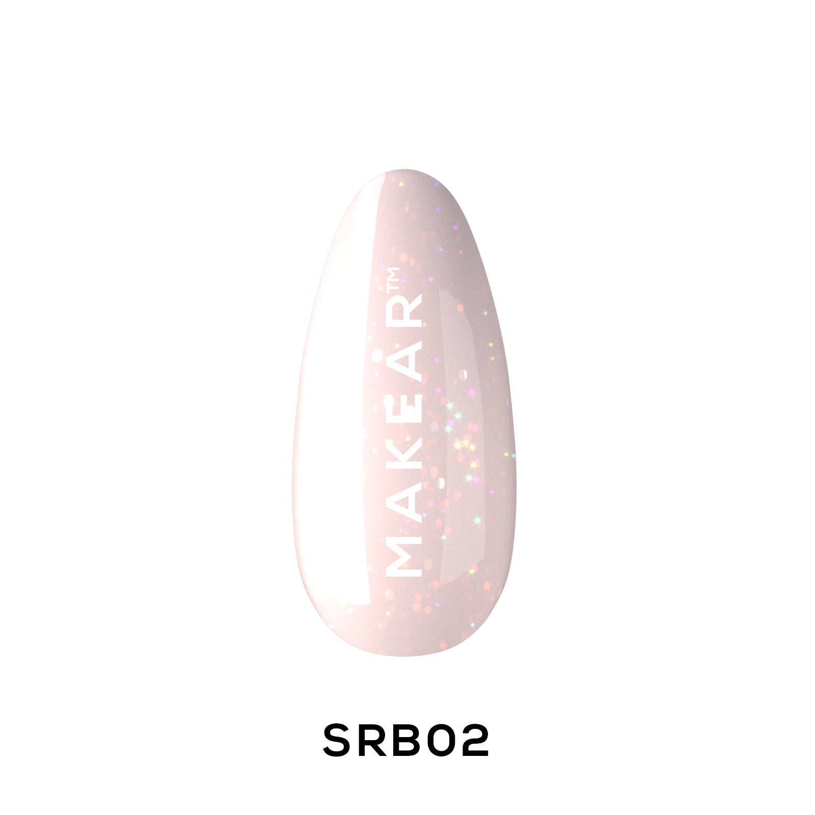 Rubber Base SRB02 - Casiopeia, Sparkling - 8 ml-Gelpolish Base-MAKEAR-NR Kosmetik