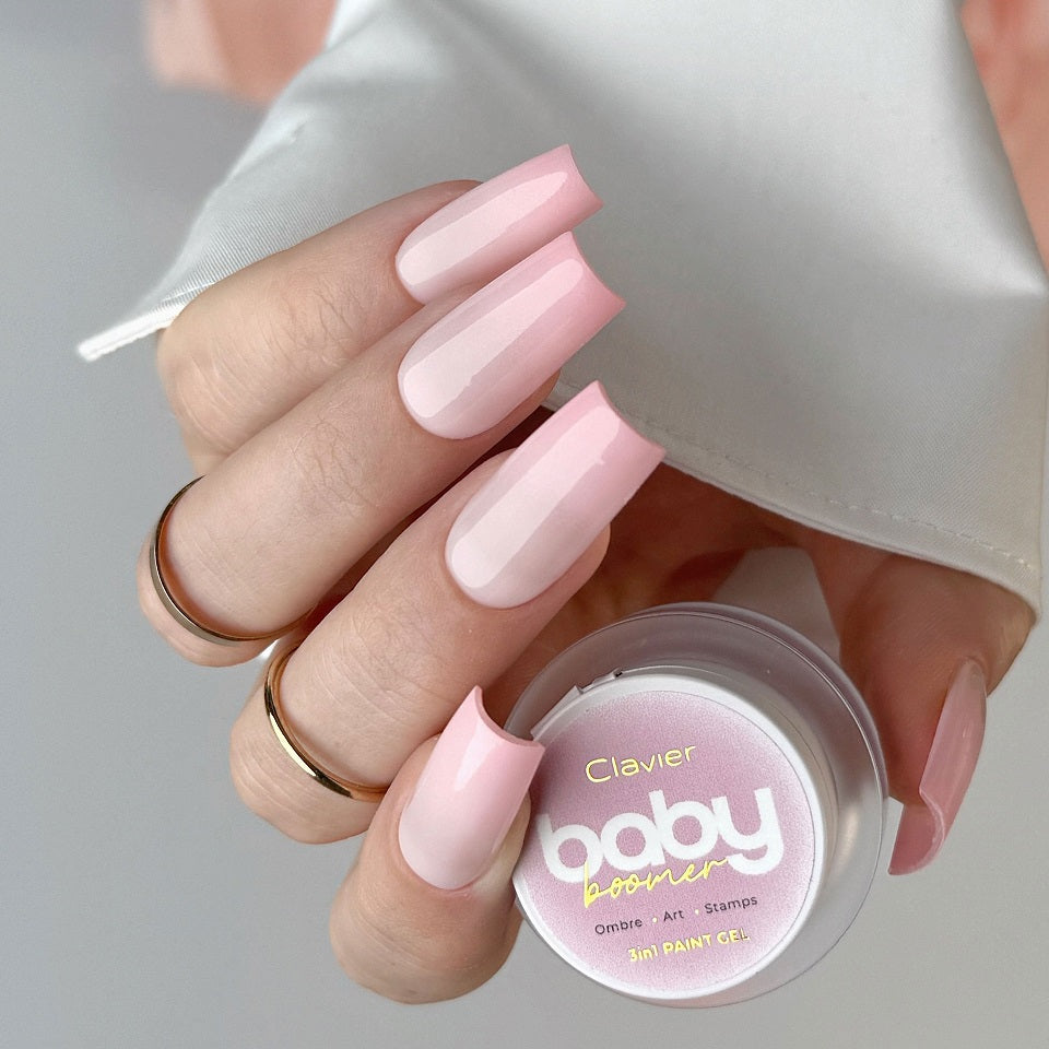 P03 Baby Boomer/Ombre Gel - Peachelle - 3 g-Nail Art-Clavier-NR Kosmetik