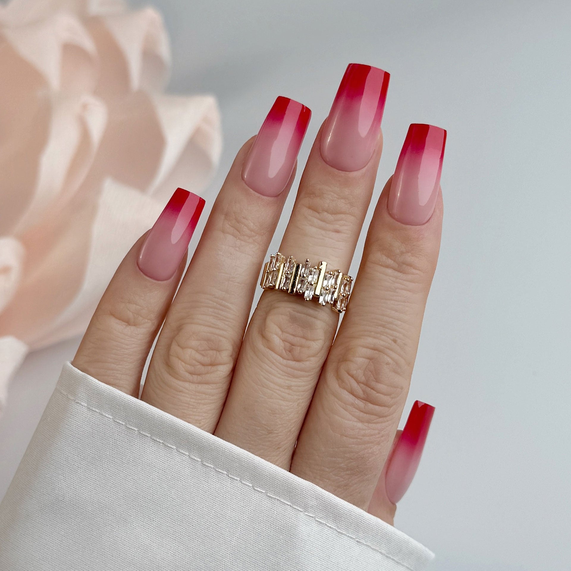 R02 Baby Boomer/Ombre Gel - Strawberry - 3 g-Nail Art-Clavier-NR Kosmetik
