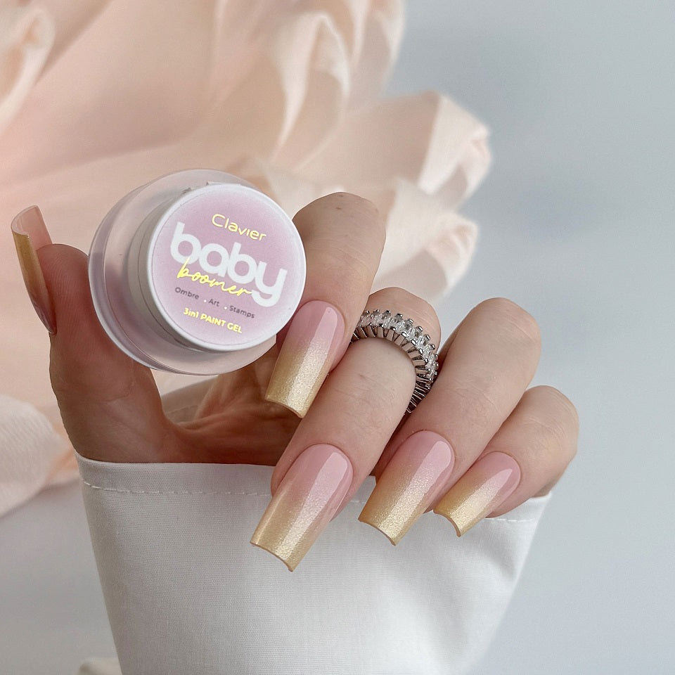 U01 Baby Boomer/Ombre Gel - Goldina - 3 g-Nail Art-Clavier-NR Kosmetik