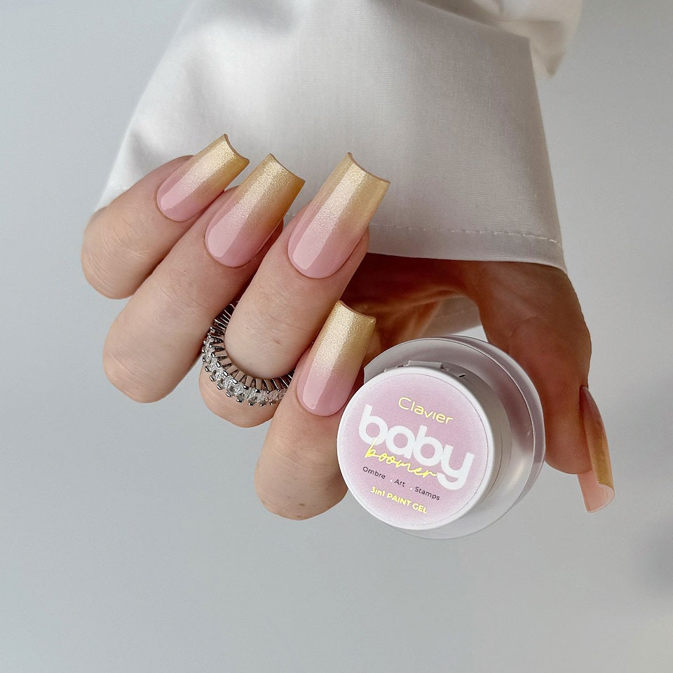 U01 Baby Boomer/Ombre Gel - Goldina - 3 g-Nail Art-Clavier-NR Kosmetik
