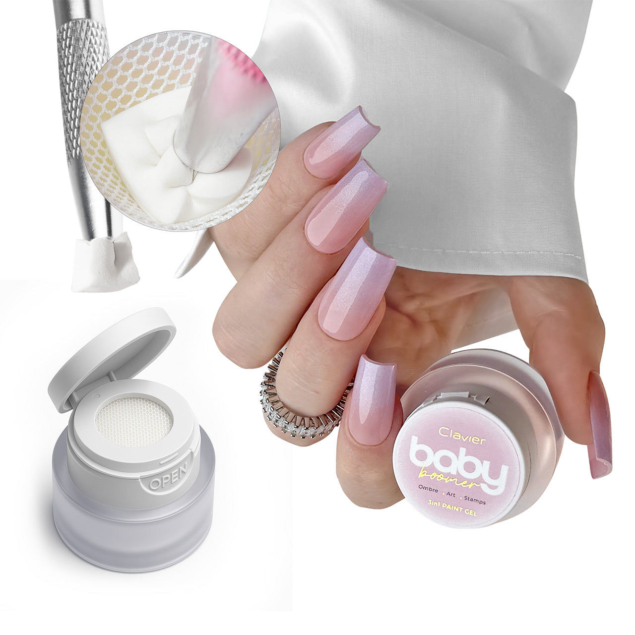U03 Baby Boomer/Ombre Gel - Liliana - 3 g-Nail Art-Clavier-NR Kosmetik