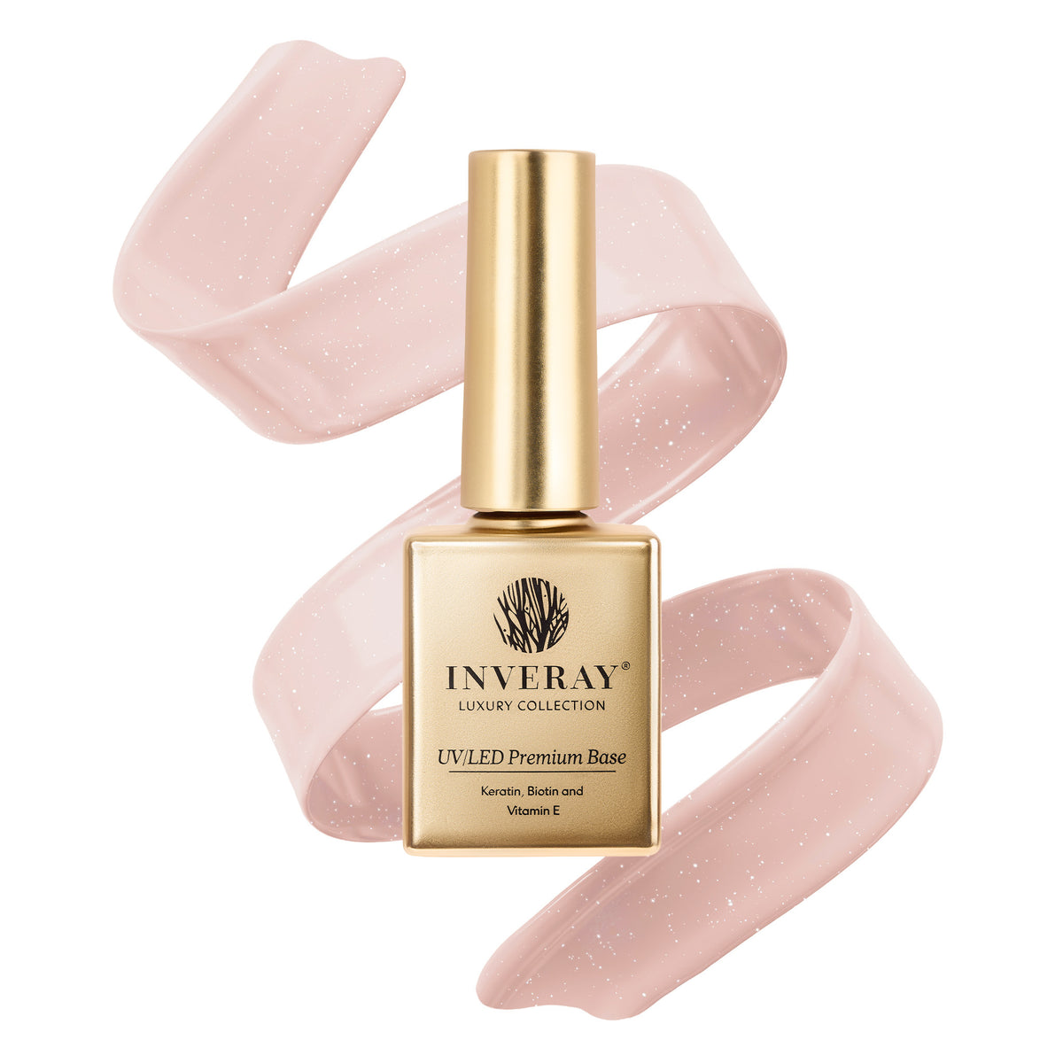 Base Coat - Rubber Premium Champagne Toast - 10 ml-UV Hybrid TOP/BASE-Inveray-NR Kosmetik