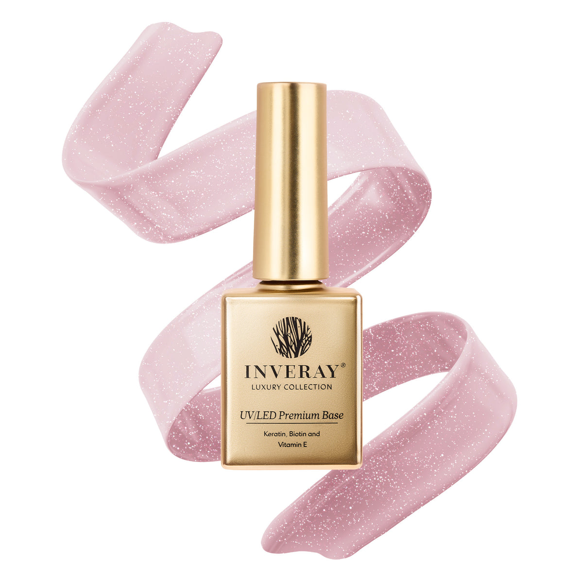 Base Coat - Rubber Premium Princess Glow - 10 ml-UV Hybrid TOP/BASE-Inveray-NR Kosmetik