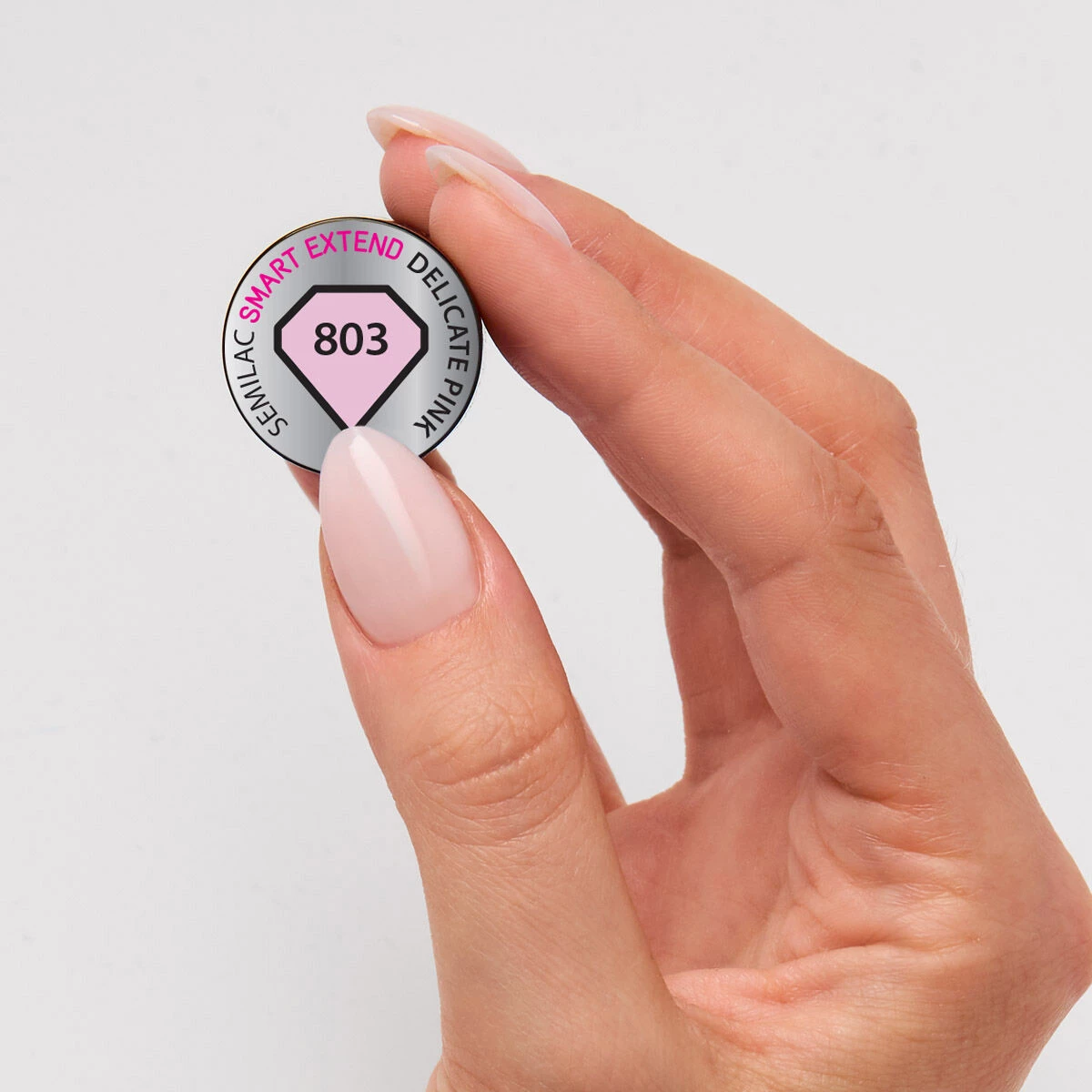 Smart Builder 8in1 - Delicate Pink 803 - 7 ml-Gelpolish Opbygning-Semilac-NR Kosmetik