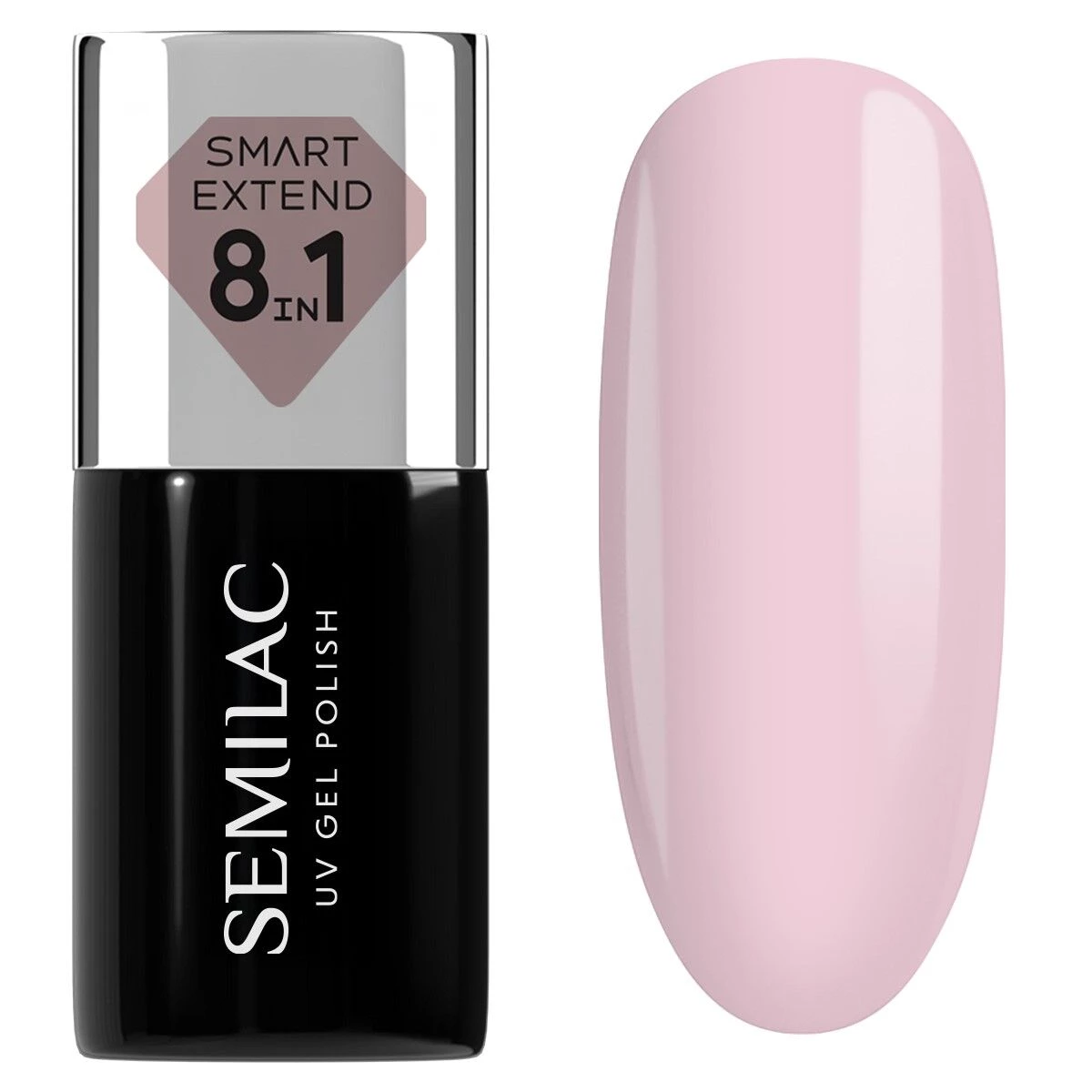 Smart Builder 8in1 - Tender Pink 809 - 7 ml-Gelpolish Opbygning-Semilac-NR Kosmetik