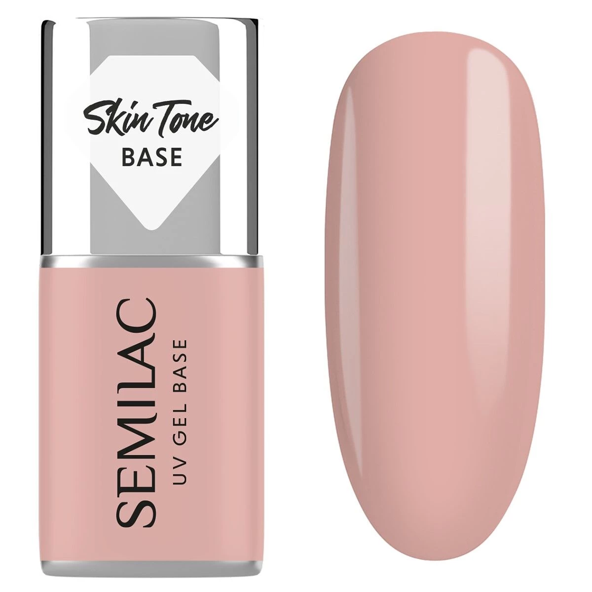 Skin Tone Cover Base - Pale Beige 7 ml-UV Hybrid TOP/BASE-Semilac-NR Kosmetik