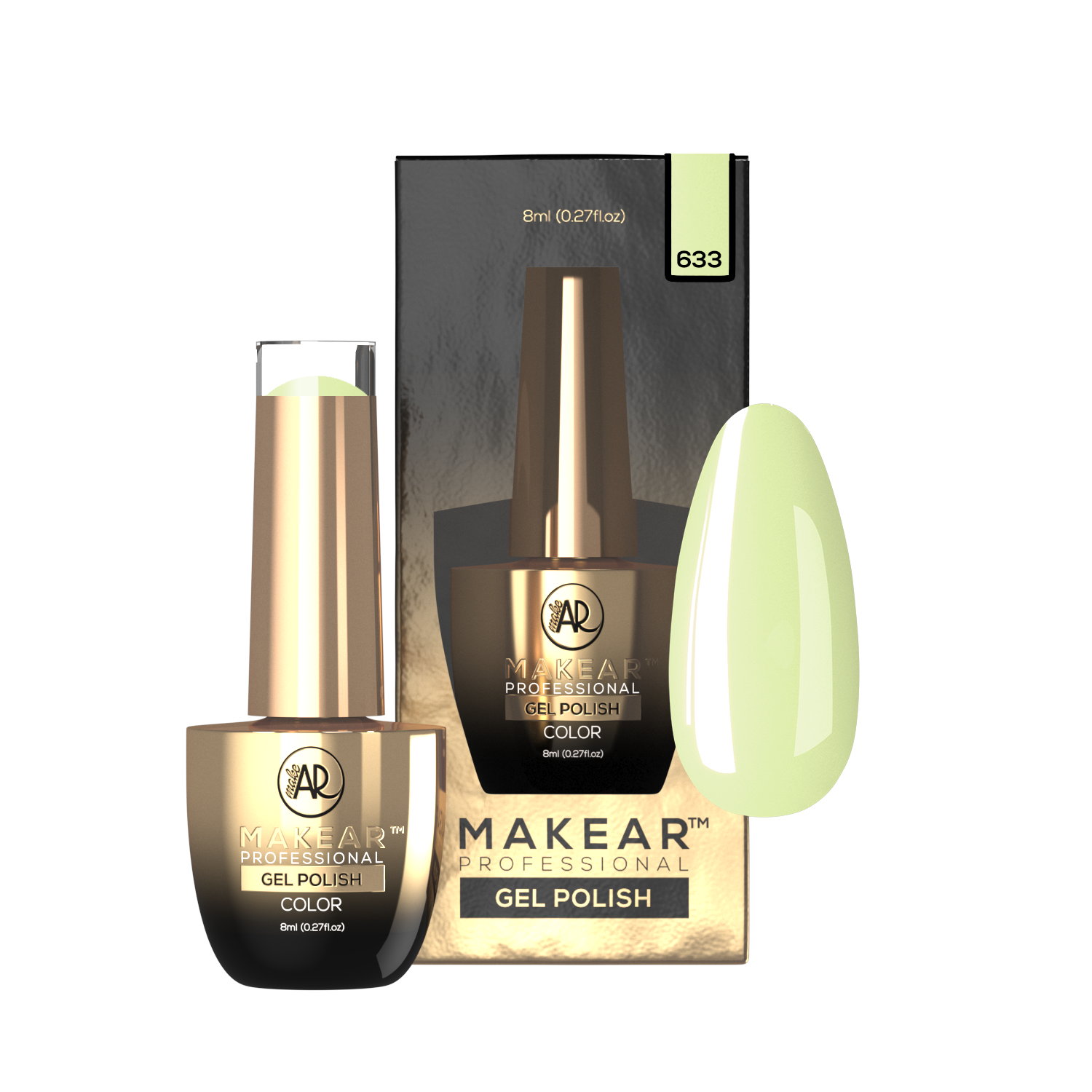 Gelpolish - 633 MAKEAR-Gelpolish-MAKEAR-NR Kosmetik